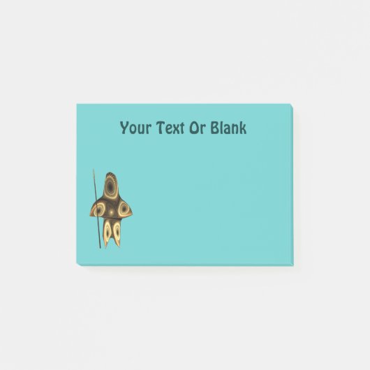 Fractal Inuit Hunter Post-it® Notes (Voorkant)