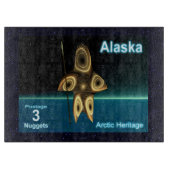 Fractal Inuit Hunter Snijplank (Voorkant)