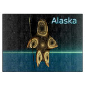 Fractal Inuit Hunter Snijplank (Voorkant)