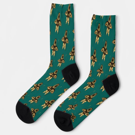 Fractal Inuit Hunter Socks Sokken (Links)