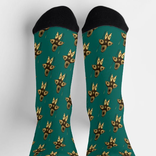 Fractal Inuit Hunter Socks Sokken (Top)