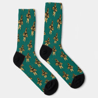 Fractal Inuit Hunter Socks