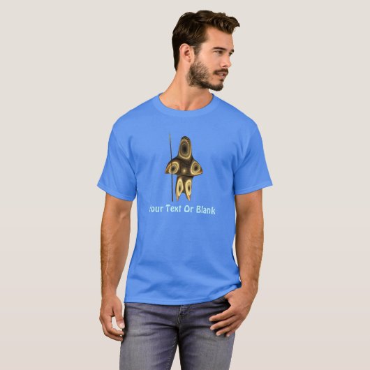 Fractal Inuit Hunter T-shirt (Voorkant volledig)