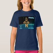 Fractal Inuit Hunter T-shirt (Voorkant)