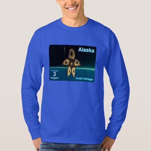 Fractal Inuit Hunter T-shirt (Voorkant)