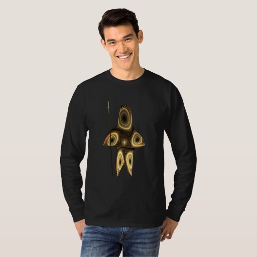 Fractal Inuit Hunter T-shirt (Voorkant volledig)