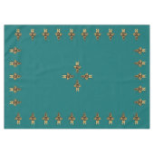 Fractal Inuit Hunter Tafelkleed (Voorkant (Horizontaal))