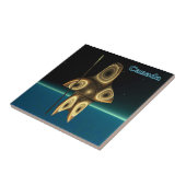 Fractal Inuit Hunter Tegeltje (Zijkant)