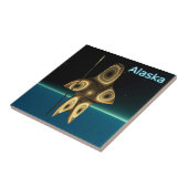 Fractal Inuit Hunter Tegeltje (Zijkant)