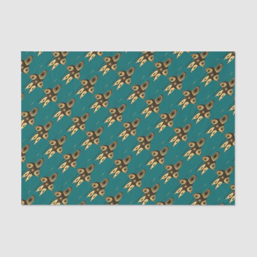 Fractal Inuit Hunter Tissuepapier (Voorkant)