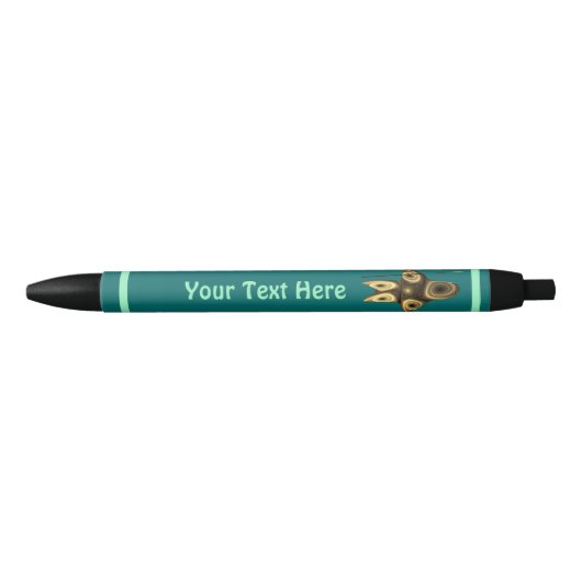 Fractal Inuit Hunter Zwarte Inkt Pen (Voorkant)