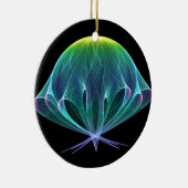 Fractal Jellyfish Keramisch Ornament (Rechts)