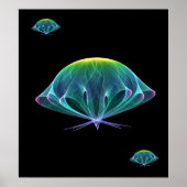 Fractal Jellyfish Poster (Voorkant)