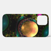 Fractal Julian Pearl Jewelry Background - Fractal Case-Mate iPhone Case (Achterkant (horizontaal))
