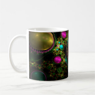 Fractal Julian Pearl Jewelry Background - Fractal Koffiemok
