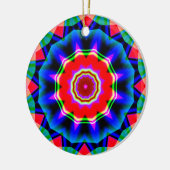 Fractal Kaleidoscoop 02 Keramisch Ornament (Links)