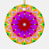 Fractal Kaleidoscoop 04 Keramisch Ornament (Voorkant)
