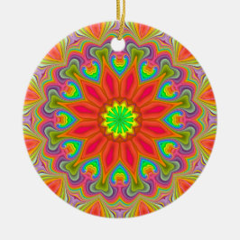 Fractal Kaleidoscope Ambrosia Delight Ornament