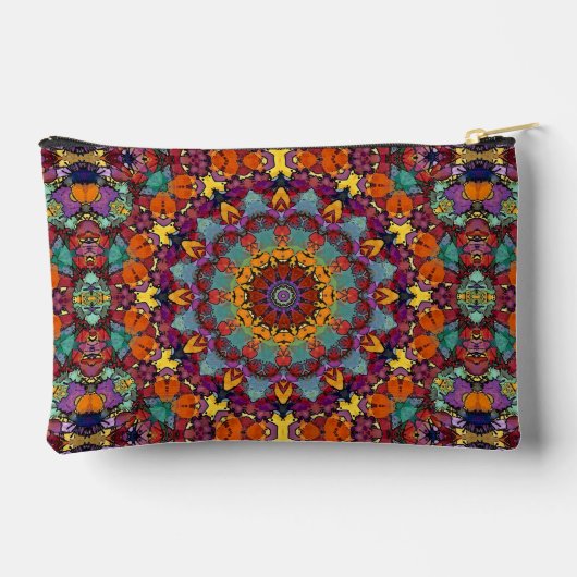Fractal Kaleidoscope Mandala Art Design-44444 Etui (Achterkant)