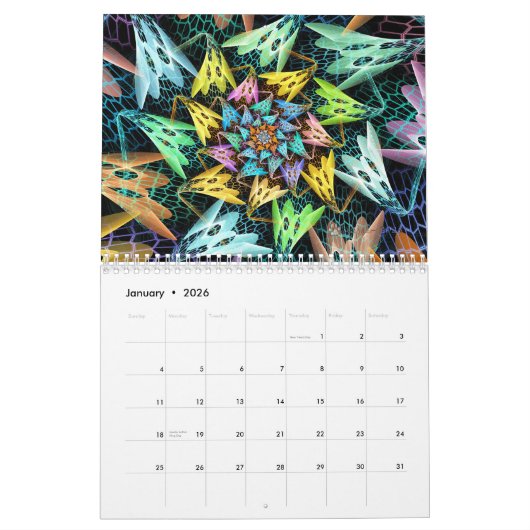 Fractal Kalender 2024 (Jan 2026)