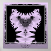Fractal Kat Poster (Voorkant)