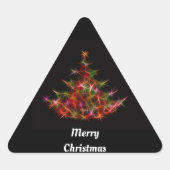 Fractal kerstboomklever sticker (Voorkant)