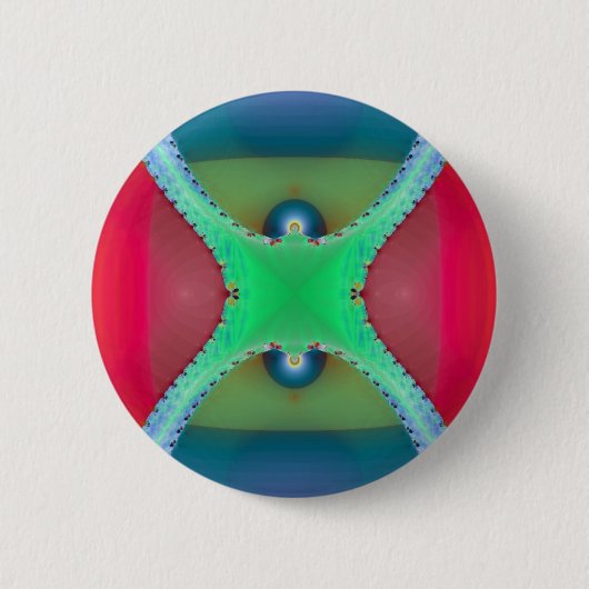 Fractal-knop Ronde Button 5,7 Cm (Voorkant)