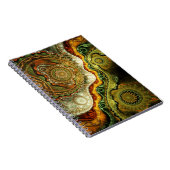 Fractal Kunst Notitieboek: Herfst Notitieboek (Rechterzijde)