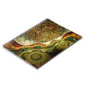Fractal Kunst Notitieboek: Herfst Notitieboek (Linkerzijde)