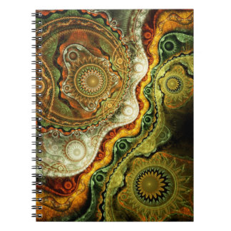 Fractal Kunst Notitieboek: Herfst Notitieboek