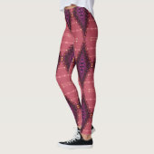Fractal Lace Paarse + Earth Roze Leggings ★ Psydef (Links)