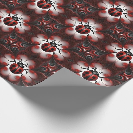 Fractal Ladybird Art Design, Cadeaupapier (Hoek)