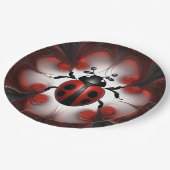 Fractal Ladybug Art Design, Papieren Bordje (Gekanteld)