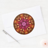 Fractal Light Golden Starburst Sticker (Envelop)
