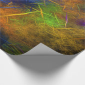 Fractal Lightning (Storm vlam) Cadeaupapier (Hoek)