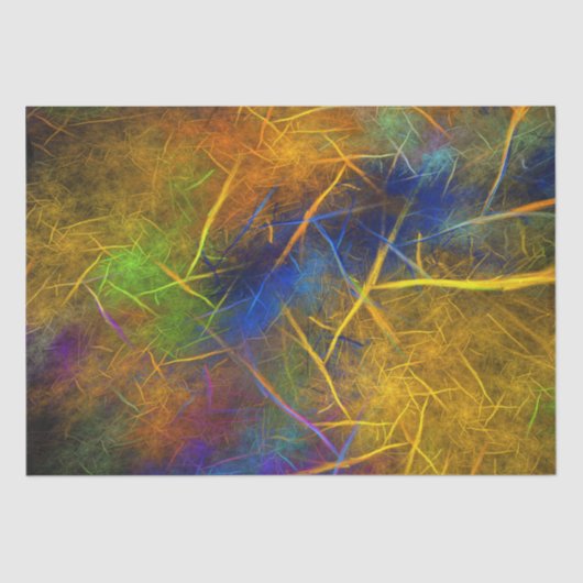 Fractal Lightning (Storm vlam) Tissuepapier (Voorkant)