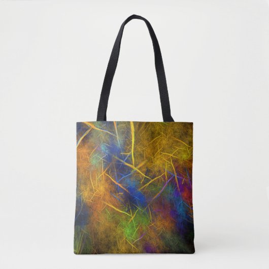 Fractal Lightning (Storm vlam) Tote Bag (Voorkant)