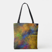 Fractal Lightning (Storm vlam) Tote Bag (Achterkant)