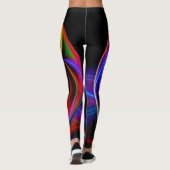 Fractal Lights Abstract Leggings (Achterkant)