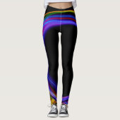 Fractal Lights Abstract Leggings (Voorkant)