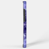 Fractal Lila Fantasy Aangepaste naam Samsung Galaxy Hoesje (Rechterkant)