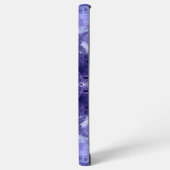 Fractal Lila Fantasy Aangepaste naam Samsung Galaxy Hoesje (Linkerkant)