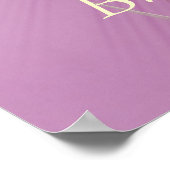 Fractal Lily - Borstkanker Poster (Hoek)