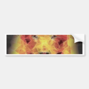 Fractal lion bumpersticker