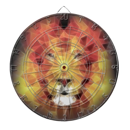 Fractal lion dartbord (Voorkant)