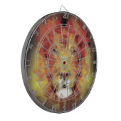 Fractal lion dartbord (Voorkant Links)