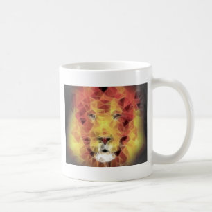 Fractal lion koffiemok