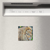 Fractal Lion Magneet (Insitu (Vaatwasser))
