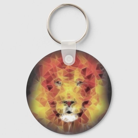 Fractal lion sleutelhanger (Voorkant)