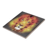 Fractal lion tegeltje (Zijkant)